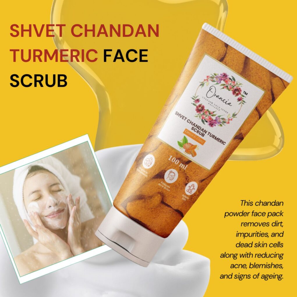 Turmeric face scrub