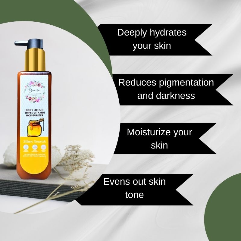 Body lotion with benefits