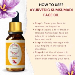 Orancia Kumkumadi Face Oil for anti-aging benefits
