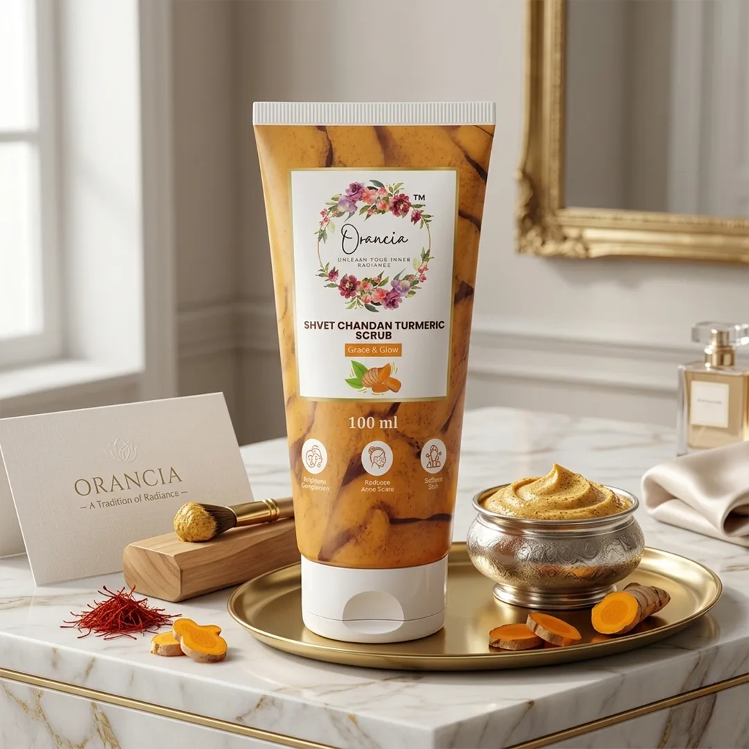 Shvet Chandan Turmeric face scrub