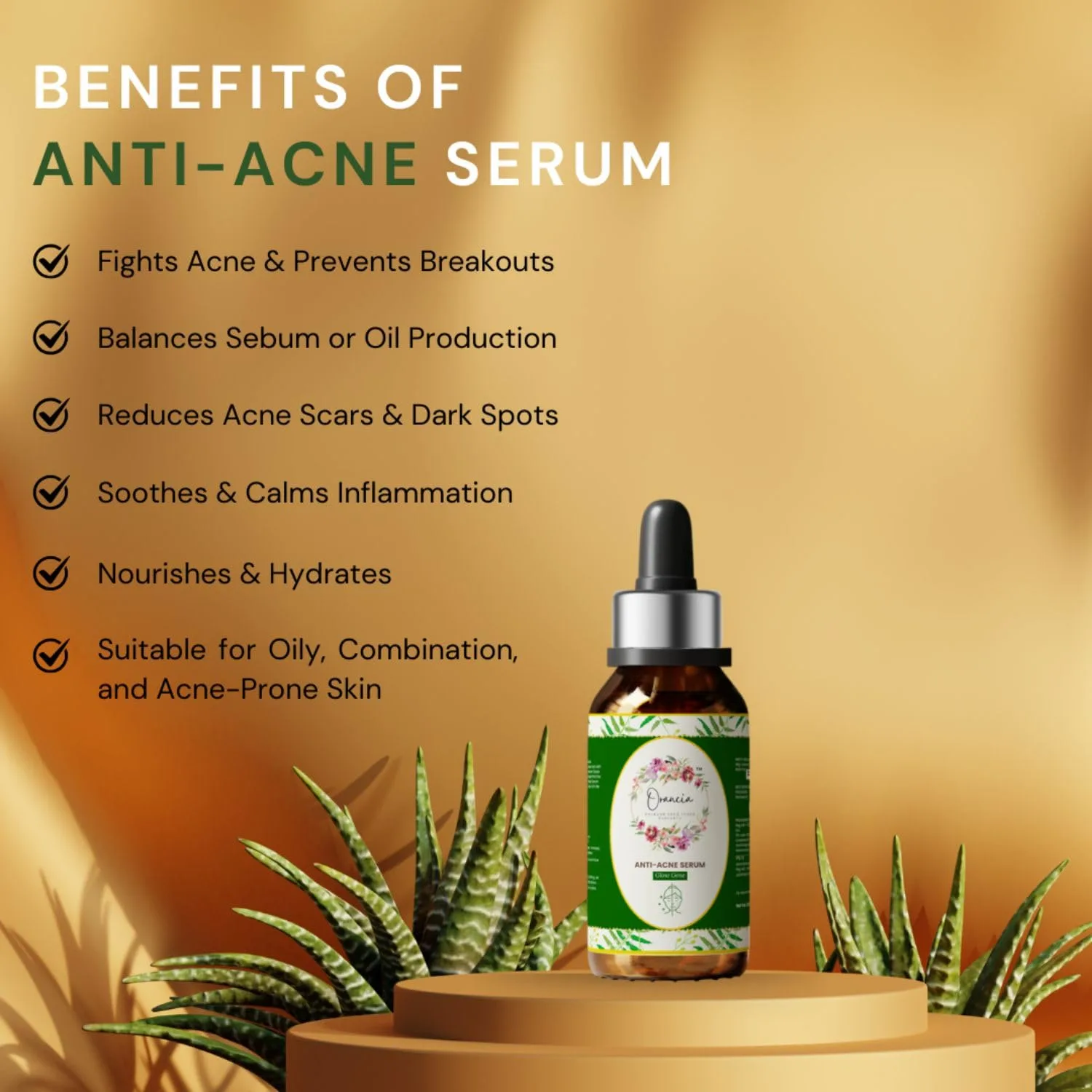 Orancia Anti-Acne Serum, 30 ml, Vitamin C Enriched Face Serum for All Skin Types (2) Orancia Anti-Acne Serum, 30 ml, Vitamin C Enriched Face Serum for All Skin Types (2)