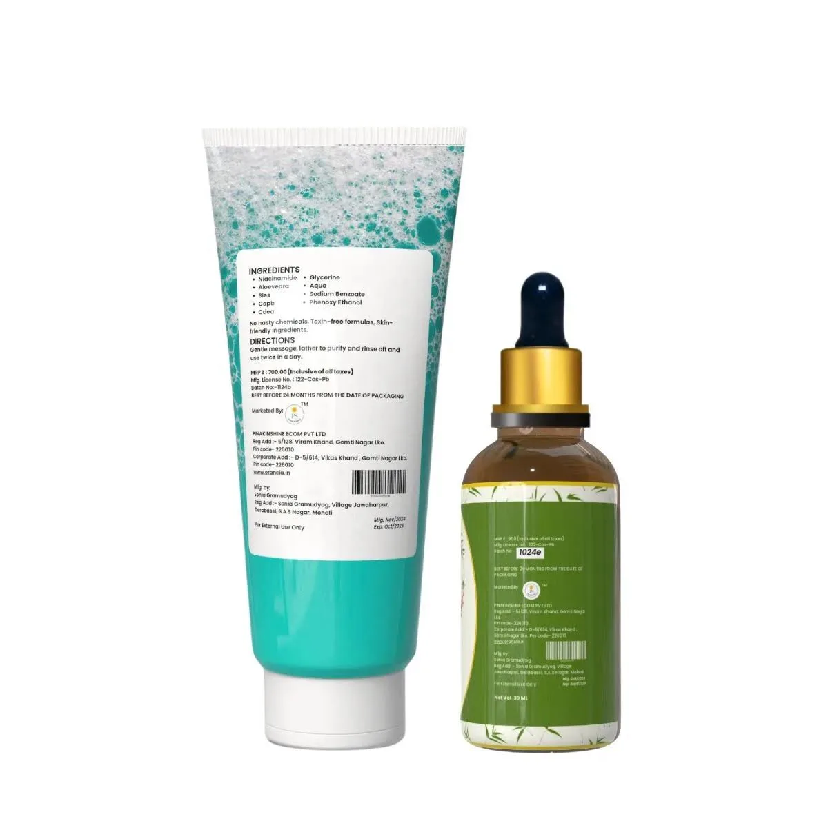 Face Wash & Serum Combo for Oily Skin Orancia (5) Face Wash & Serum Combo for Oily Skin Orancia (5)