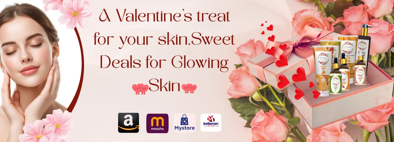 “Orancia Ayurvedic skincare banner with natural herbal beauty care”